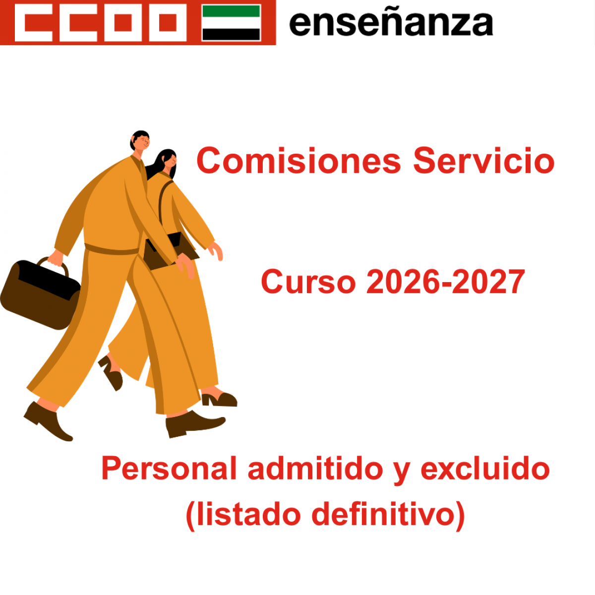 Personal admitido y excluido (listado definitivo)