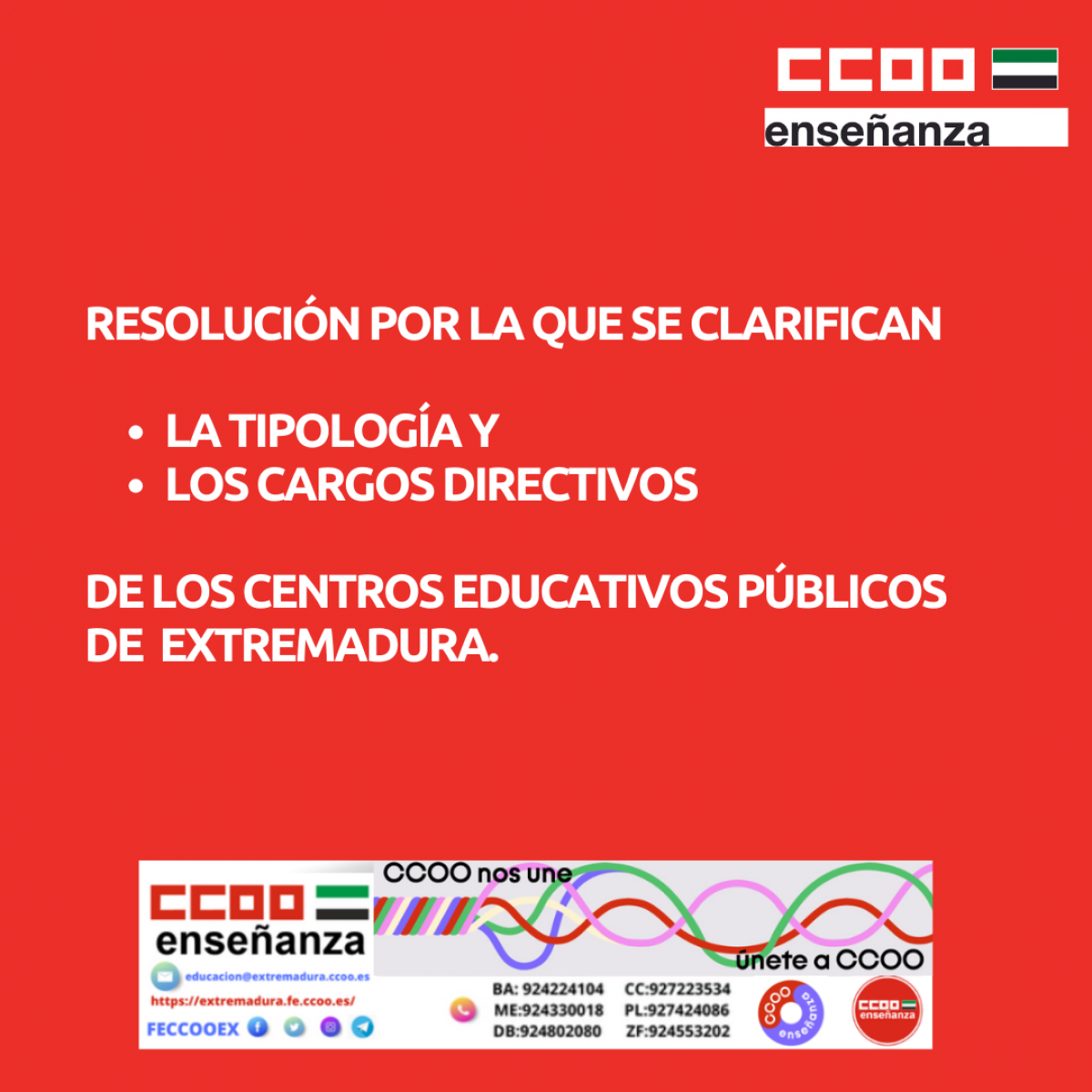 RESOLUCION TIPOLOGIA YCENTROS DIRECTIVOS CENTROS PUBLICOS