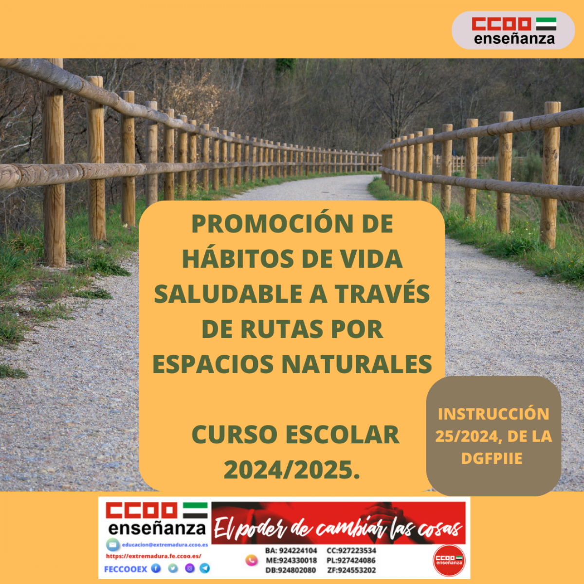 PROMOCIN DE HBITOS SALUDABLES A TRAVS DE RUTAS POR ESPACIOS NATURALES