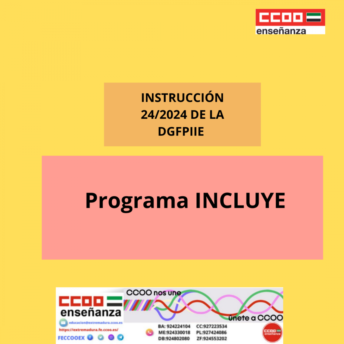 INSTRUCCION PROGRAMA INCLUYE