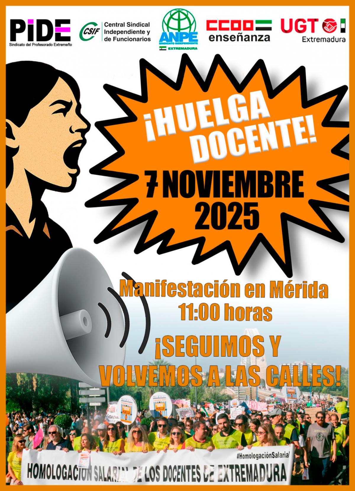 HUELGA 7 NOVIEMBRE- HOmOLOGACIÓN SALARIAL