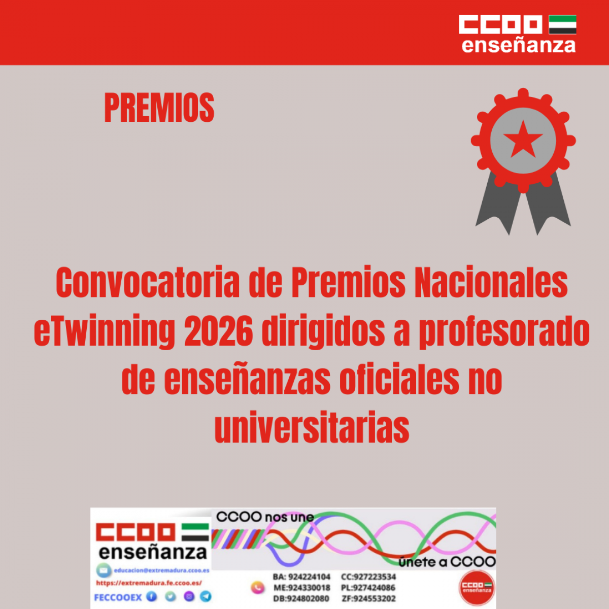 Convocatoria Premio Nacional