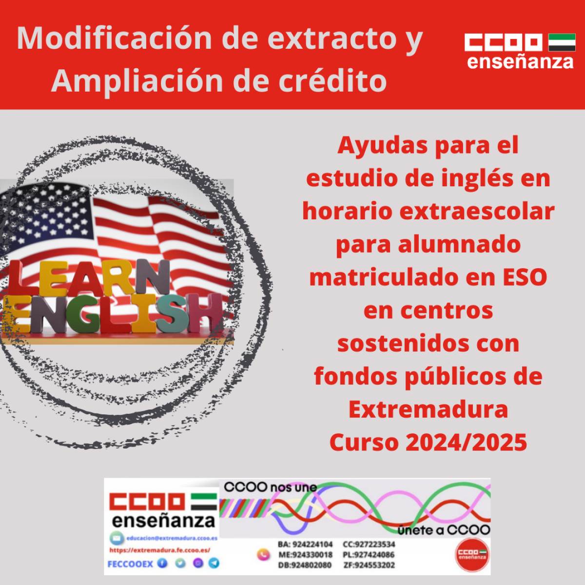 Modificación y ampliación de crédito