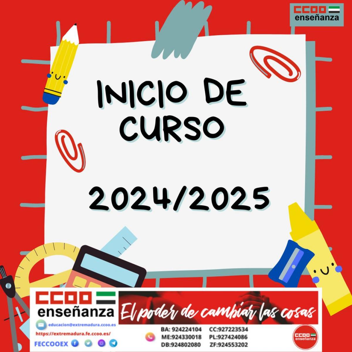INICIO DE CURSO 2024/2025