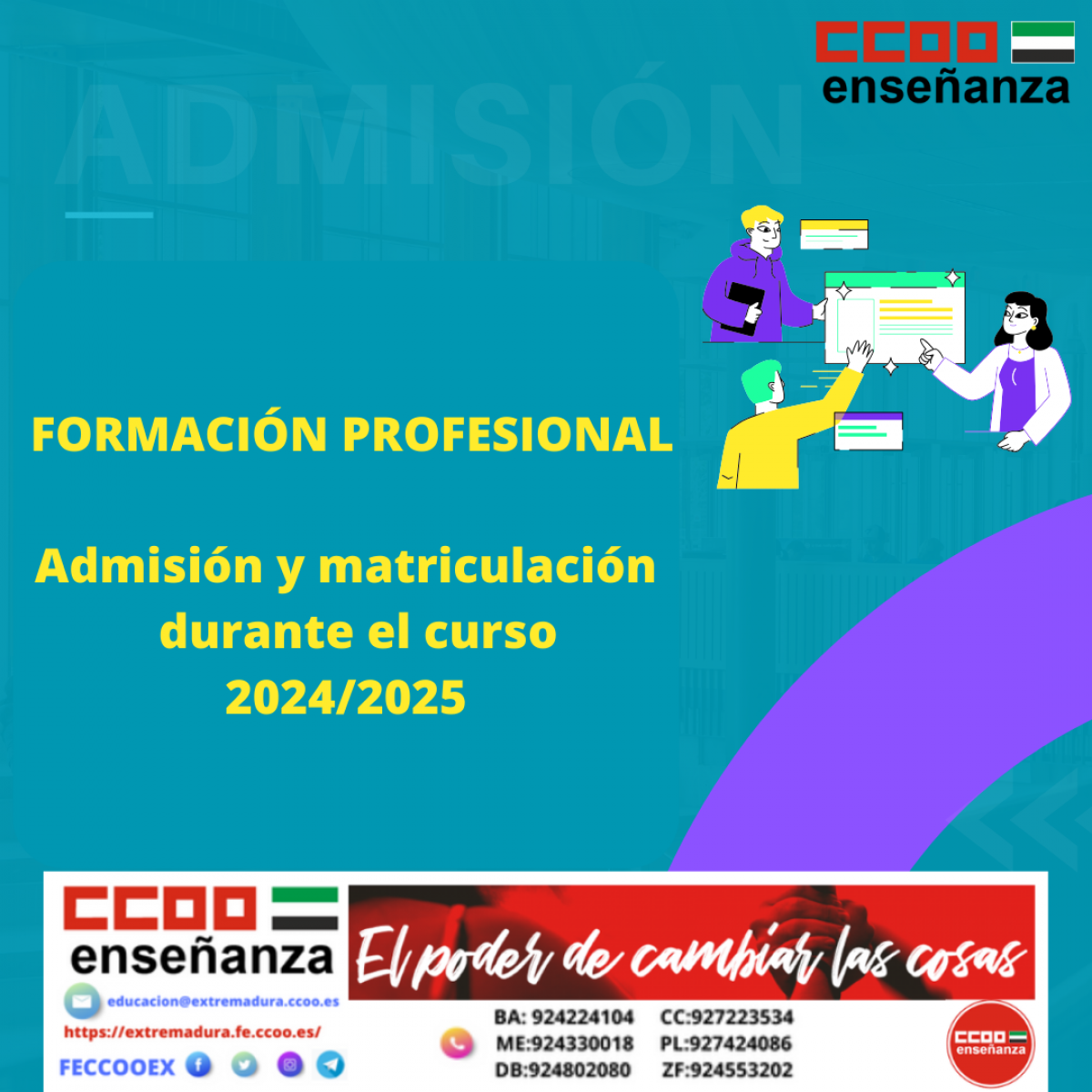 Admision y matriculacin en FP para curso 2024/2025