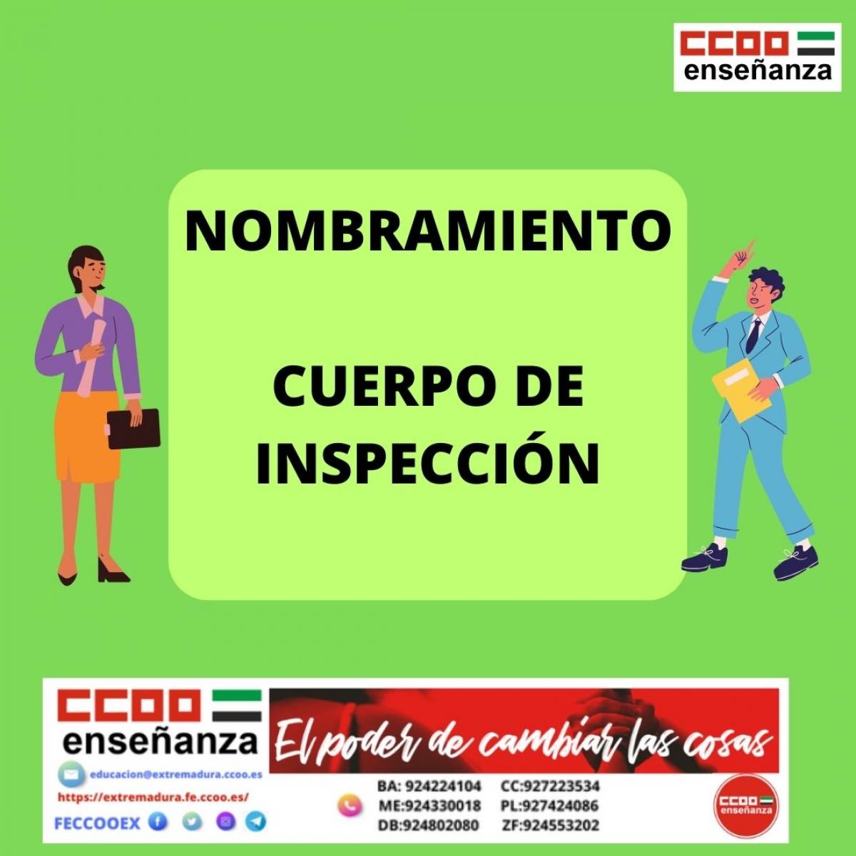 Nombramiento cuerpo inspeccin