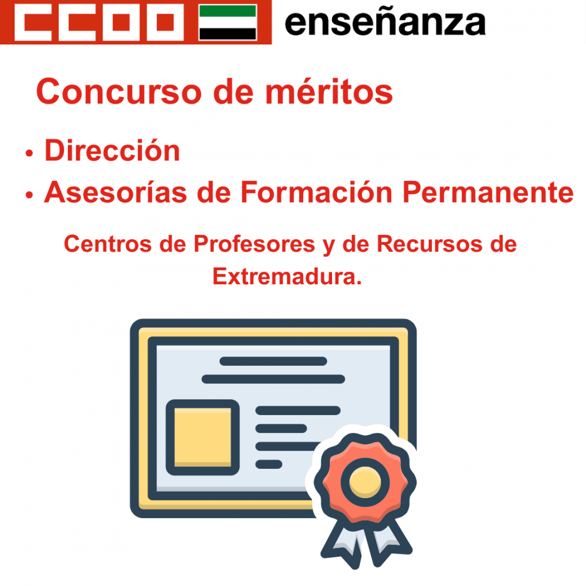 Centros de Profesores y de Recursos de Extremadura.