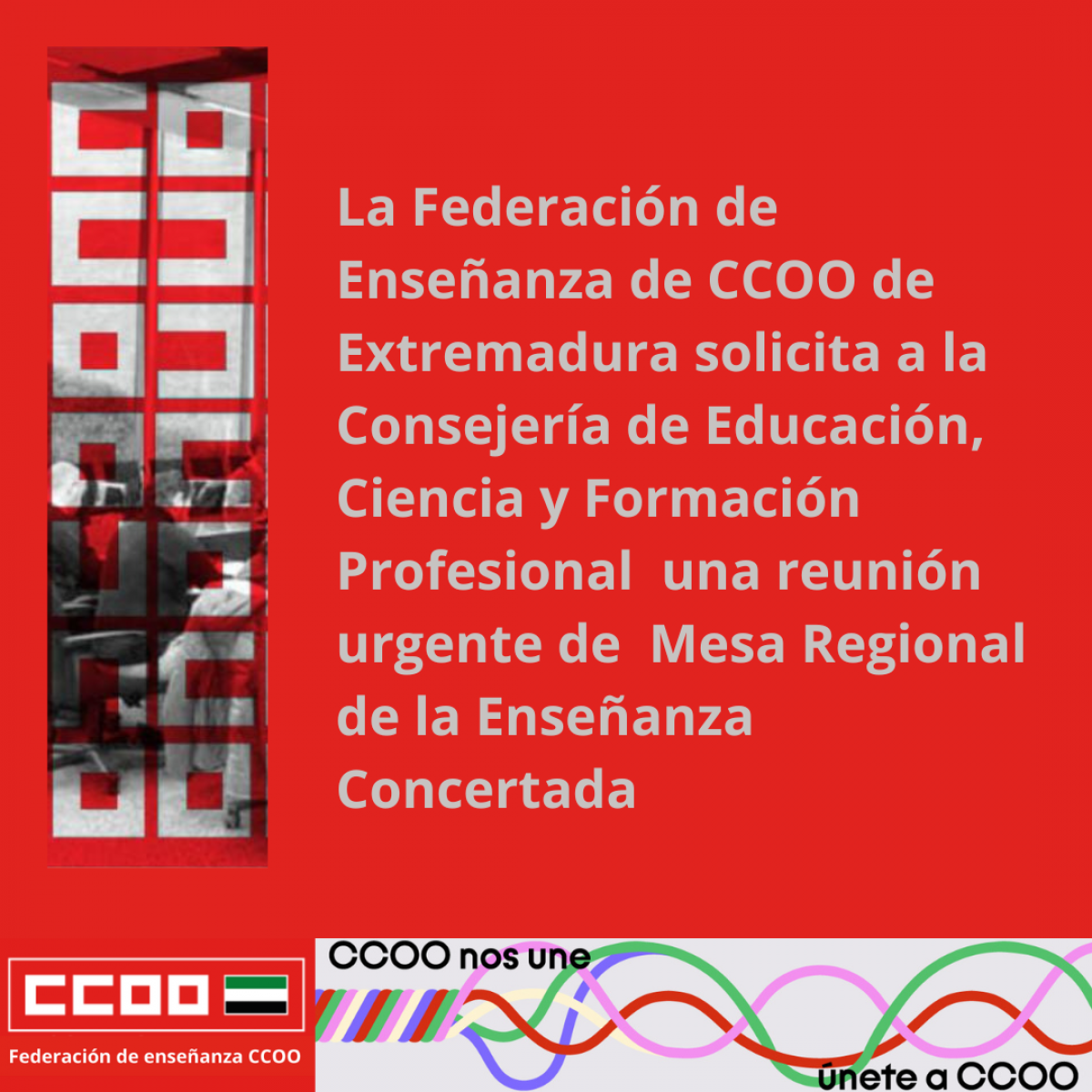 FECCOOEx REgistra reunión de la Mesa Regional de la Enseñanza Concertada