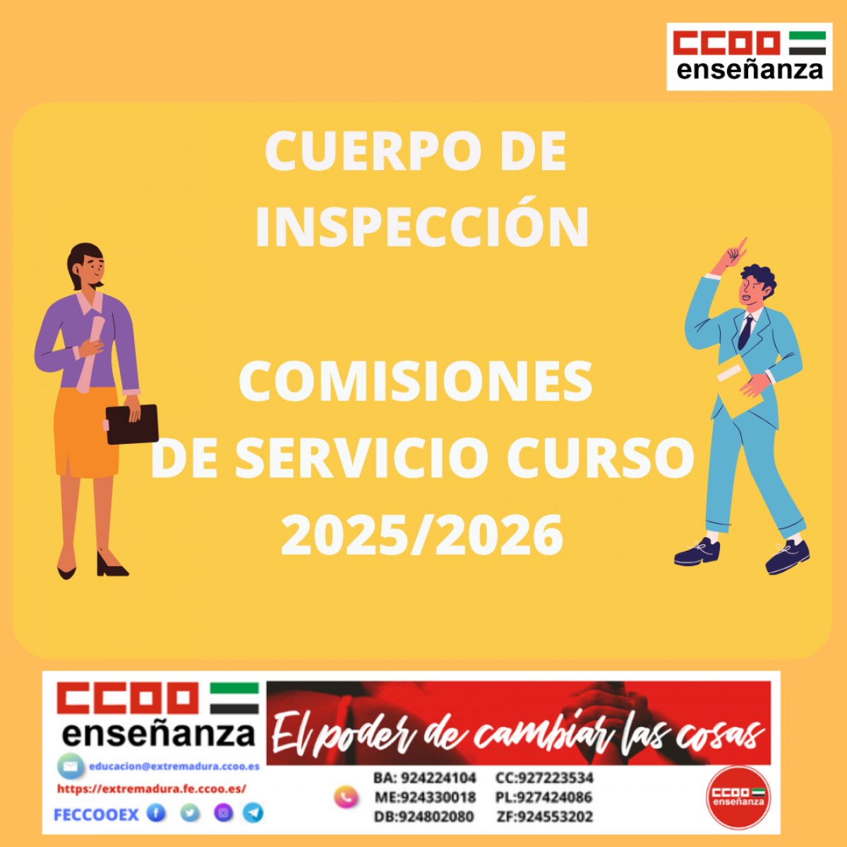 COMISIONES SERVICIO CUERPO DE INSPECCIN