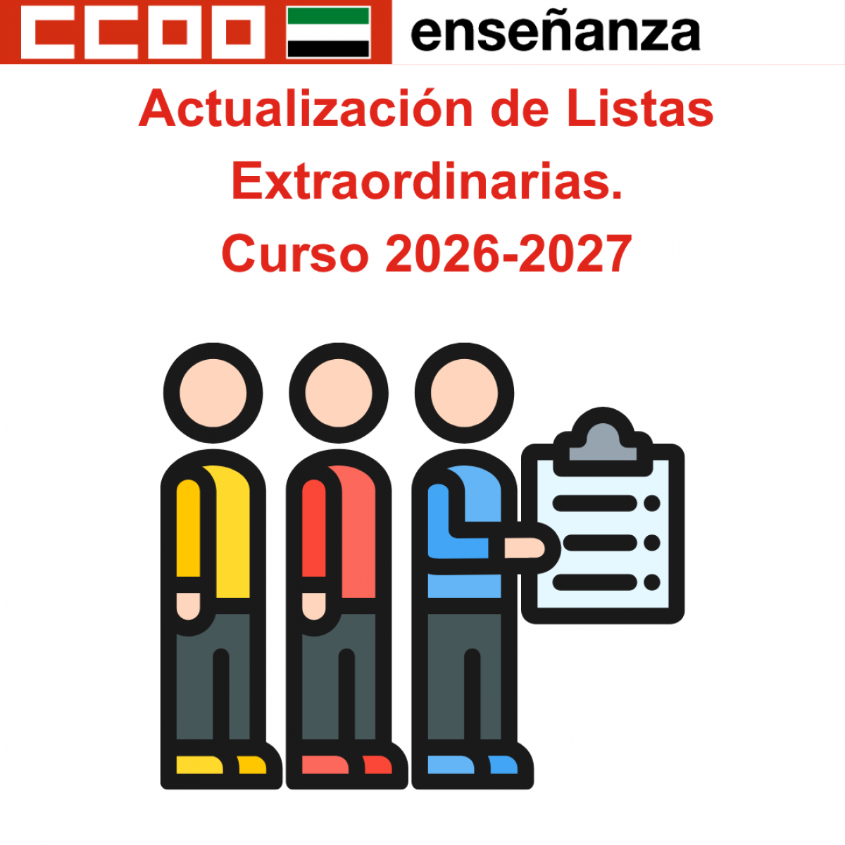 Actualización de Listas Extraordinarias.