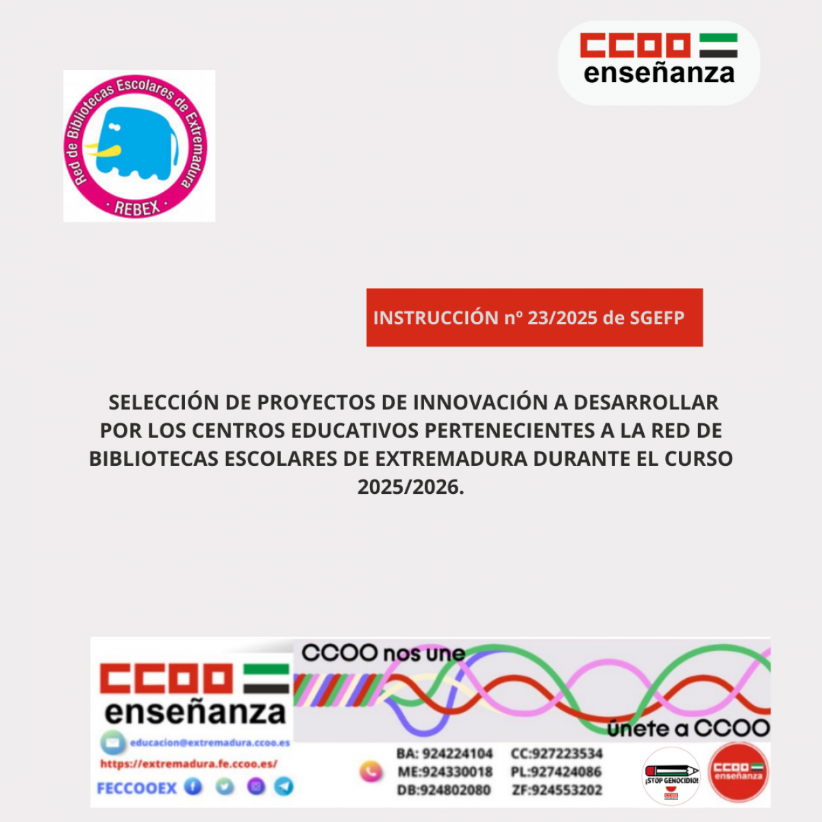 Instruccion 23/2025
