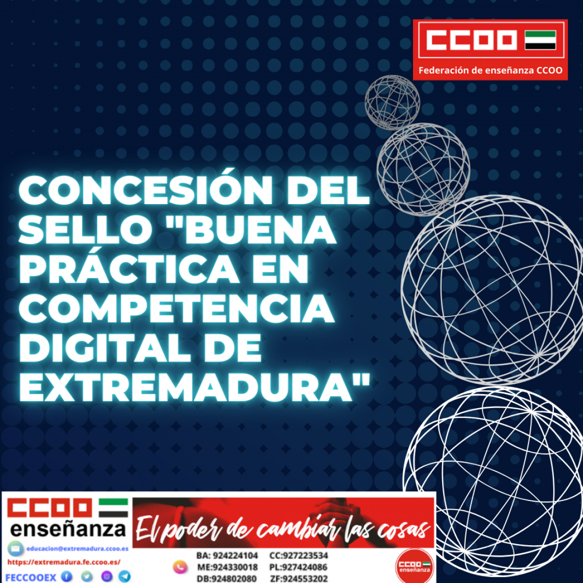 Sello " Buena prctica en competencia digital de Extremadura"