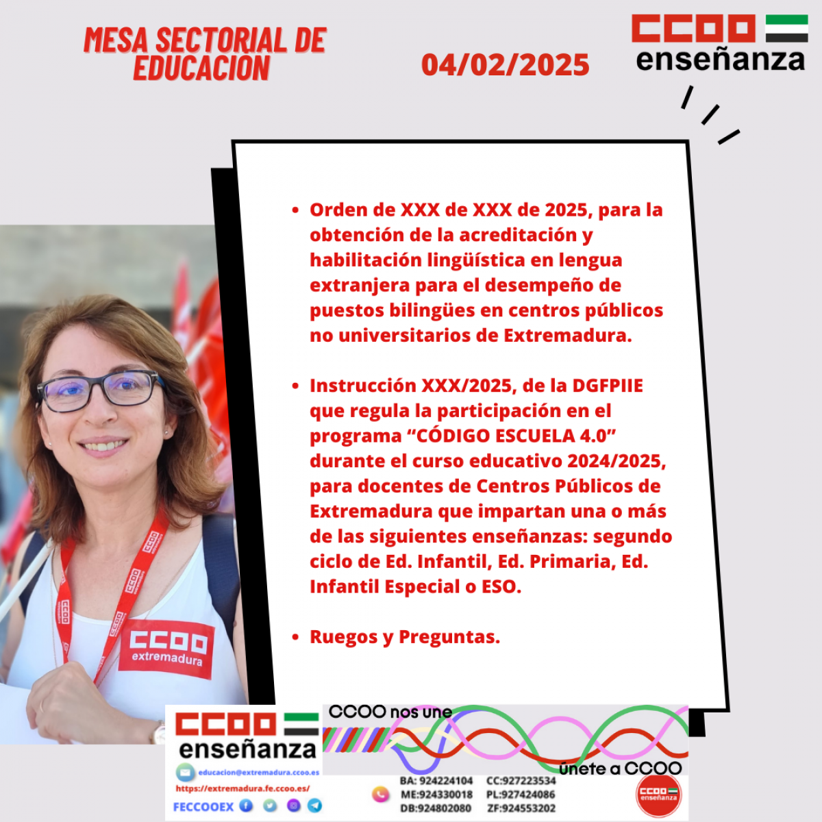 MS 4/02/2025. Habilitacin bilingue. Programa Cdigo Escuela4.0